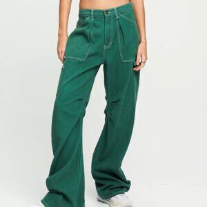 Lioness Miami Vice Pant Forest Green